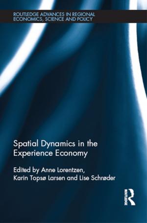Cover of the book Spatial Dynamics in the Experience Economy by Alexandre Coello de la Rosa