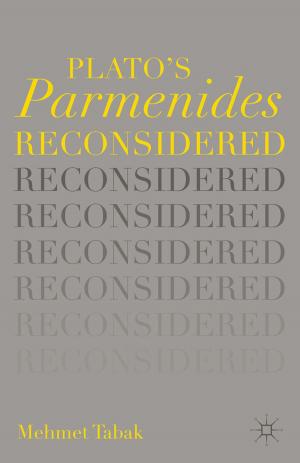 Cover of the book Plato’s Parmenides Reconsidered by T. Thatchenkery, K. Sugiyama