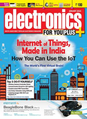 Book cover of Electronics For You, January 2015