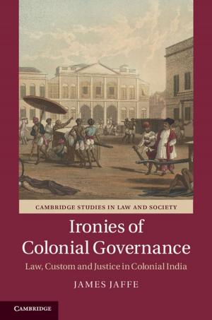 Cover of the book Ironies of Colonial Governance by James D. Morrow