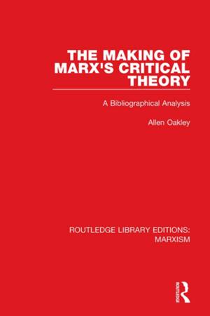 Cover of the book The Making of Marx's Critical Theory (RLE Marxism) by Patrick Gensing, Andrej Reisin