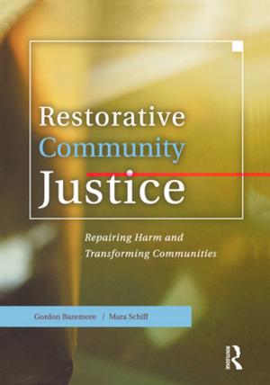 Cover of the book Restorative Community Justice by Talbot Page