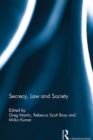 Cover of the book Secrecy, Law and Society by Francesco Cherubini