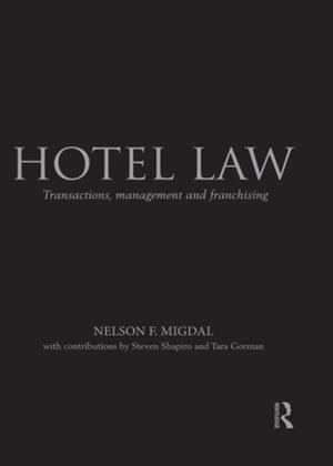 Cover of the book Hotel Law by E. David Morgan