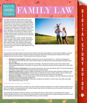 bigCover of the book Family Law (Speedy Study Guides) by 