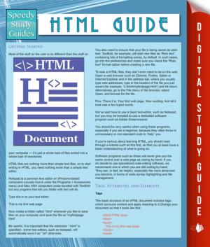 Cover of HTML Guide (Speedy Study Guides)
