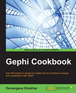 Cover of the book Gephi Cookbook by Roberto Freato, Marco Parenzan