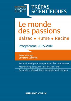 Cover of the book Le monde des passions - Balzac - Hume - Racine by France Farago, Nicolas Kiès, Christine Lamotte