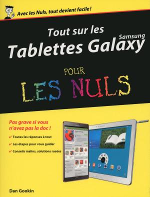 Cover of the book Tout sur les tablettes Samsung Galaxy pour les Nuls by Dr Stéphane CLERGET, Marie BERNARD