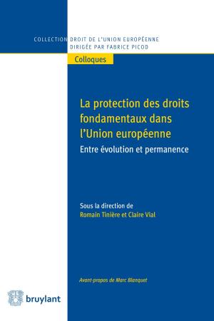 Cover of the book Protection des droits fondamentaux dans l'union Européenne by Didier Batselé, Tony Mortier, Martine Scarcez, Paul Martens