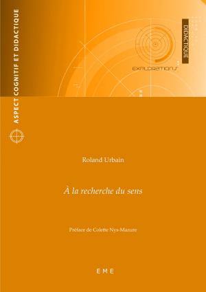 Cover of the book A la recherche du sens by Jean-Jacques Richer