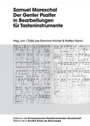 Cover of the book Samuel Mareschal Der Genfer Psalter in Bearbeitungen fuer Tasteninstrumente by Maria De Rio Carral