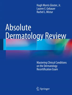 Cover of the book Absolute Dermatology Review by Márcia Dezotti, Geraldo Lippel, João Paulo Bassin