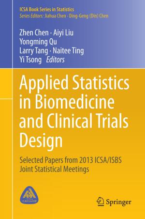 Cover of the book Applied Statistics in Biomedicine and Clinical Trials Design by Jessica Urwin