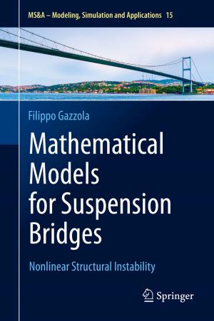 Book cover of Mathematical Models for Suspension Bridges