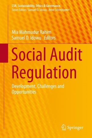 Cover of the book Social Audit Regulation by Bruno G. Rüttimann