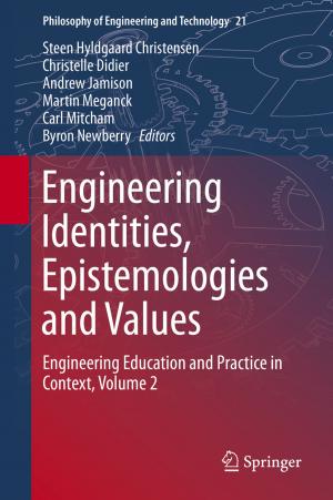 Cover of the book Engineering Identities, Epistemologies and Values by 
