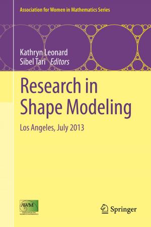 Cover of the book Research in Shape Modeling by Ana Paula Pinto Correia, Pedro Miguel Cândido Barquinha, João Carlos da Palma Goes