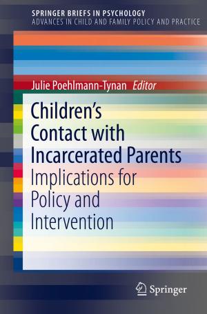 Cover of the book Children’s Contact with Incarcerated Parents by Jean-Louis Basdevant, Jean Dalibard