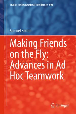 bigCover of the book Making Friends on the Fly: Advances in Ad Hoc Teamwork by 