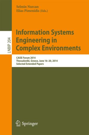 bigCover of the book Information Systems Engineering in Complex Environments by 