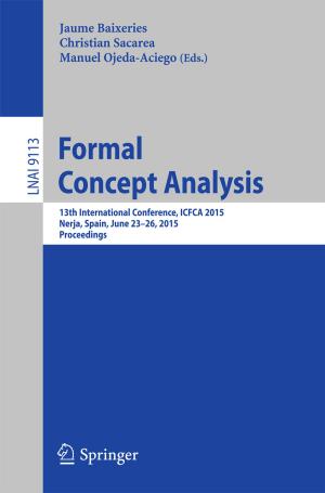 Cover of the book Formal Concept Analysis by Boris W. Levin, Mikhail Nosov