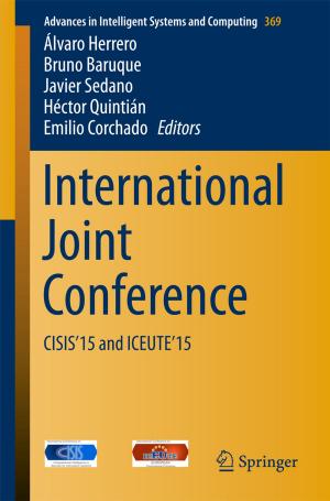 Cover of the book International Joint Conference by R.M. O’Toole B.A., M.C., M.S.A., C.I.E.A.