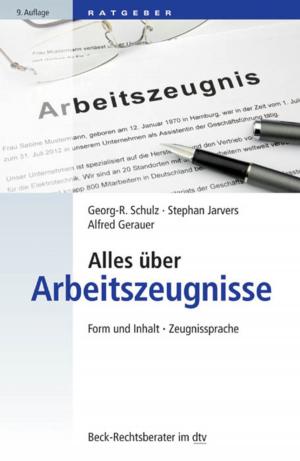 Cover of the book Alles über Arbeitszeugnisse by Michael von Brück