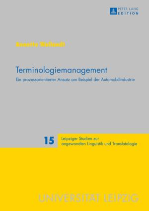 Cover of the book Terminologiemanagement by Florent Pouponneau