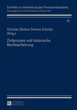 Cover of the book Zivilprozess und historische Rechtserfahrung by Jing Sheng