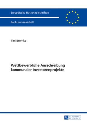 Cover of Wettbewerbliche Ausschreibung kommunaler Investorenprojekte