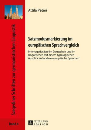 Cover of the book Satzmodusmarkierung im europaeischen Sprachvergleich by Daria Lebedeva