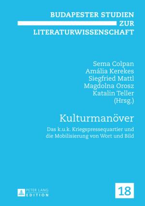 Cover of the book Kulturmanoever by July De Wilde
