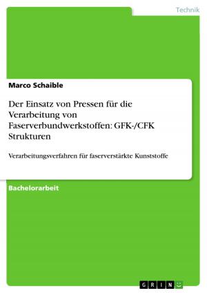 Cover of the book Der Einsatz von Pressen für die Verarbeitung von Faserverbundwerkstoffen: GFK-/CFK Strukturen by Robert Gander