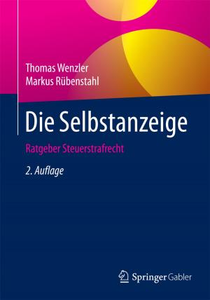 Cover of the book Die Selbstanzeige by Herbert Marschall