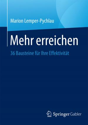 Cover of the book Mehr erreichen by Gerhard Hilt, Peter Rinze