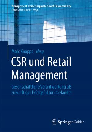Cover of the book CSR und Retail Management by Björnstjern Baade