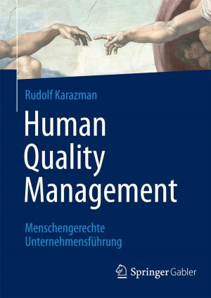 Cover of the book Human Quality Management by Markus Gogolin, Thorsten Klaas-Wissing