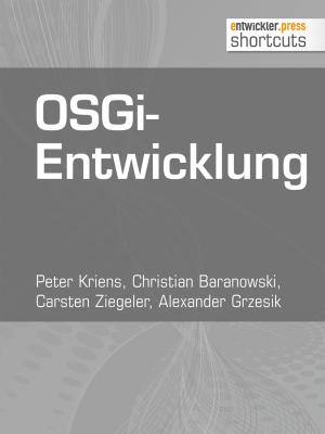 Cover of the book OSGi-Entwicklung by Michael Scholz, Bernd Rücker