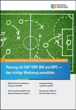 Cover of the book Planung mit SAP ERP, BW und BPC – das richtige Werkzeug auswählen by Martin Munzel