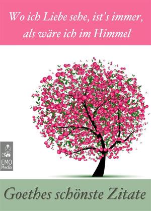 Book cover of Goethes schönste Zitate - Wo ich Liebe sehe, ist's immer, als wäre ich im Himmel - Gedanken, Lebensweisheiten, Aphorismen (Illustrierte Ausgabe)