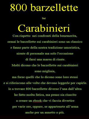 Book cover of Barzellette sui carabinieri