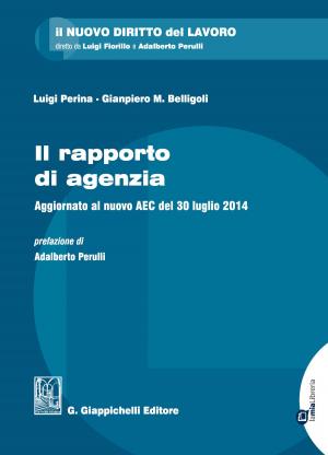 Book cover of ll rapporto di agenzia. dell' Accordo Economico Collettivo 30 luglio 2014 .