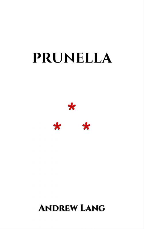 Cover of the book Prunella by Andrew Lang, Edition du Phoenix d'Or