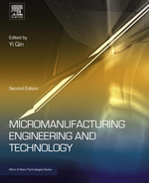 Cover of the book Micromanufacturing Engineering and Technology by , Elsevier Science