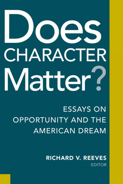 Cover of the book Does Character Matter? by Richard V. Reeves, Brookings Institution Press