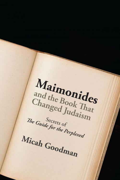 Cover of the book Maimonides and the Book That Changed Judaism by Micah Goodman, The Jewish Publication Society