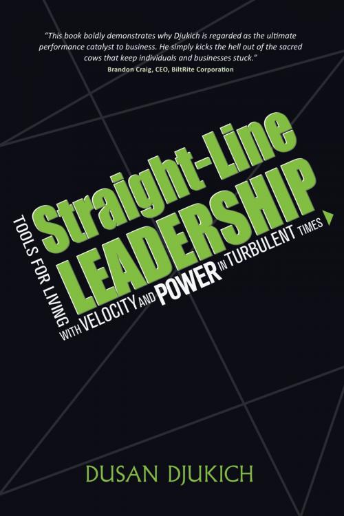 Cover of the book Straight-Line Leadership: Tools for Living with Velocity and Power in Turbulent Times by Dusan Djukich, Corporate Reinvention and Associates