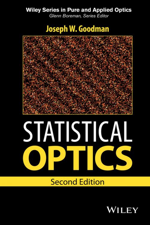 Cover of the book Statistical Optics by Joseph W. Goodman, Wiley