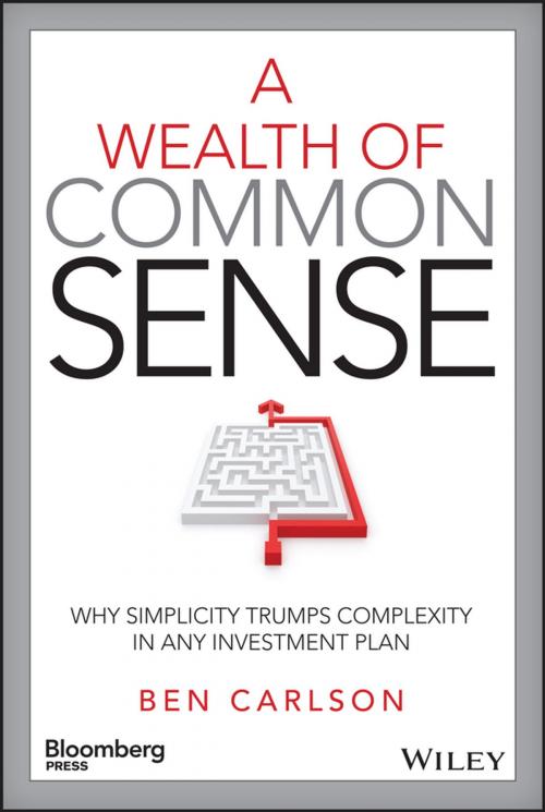 Cover of the book A Wealth of Common Sense by Ben Carlson, Wiley